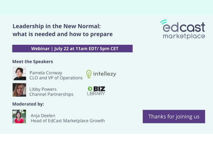 WEBINAR - Leadership in the New Normal: What is needed and how to ...